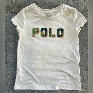 Girls Polo Ralph Lauren Tshirt. Size 8-10